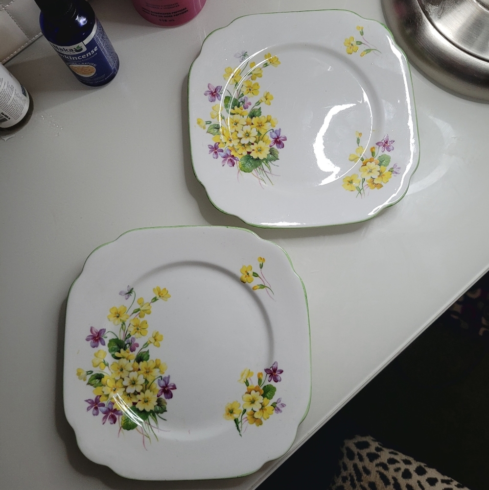 Royal Albert Primulette Bread Plates